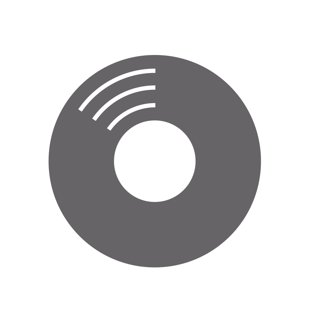 Vinyl record design from North Yorkshire Oldies logo